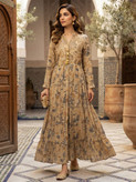 پیراهن نخی ملیله دوزی هندی .